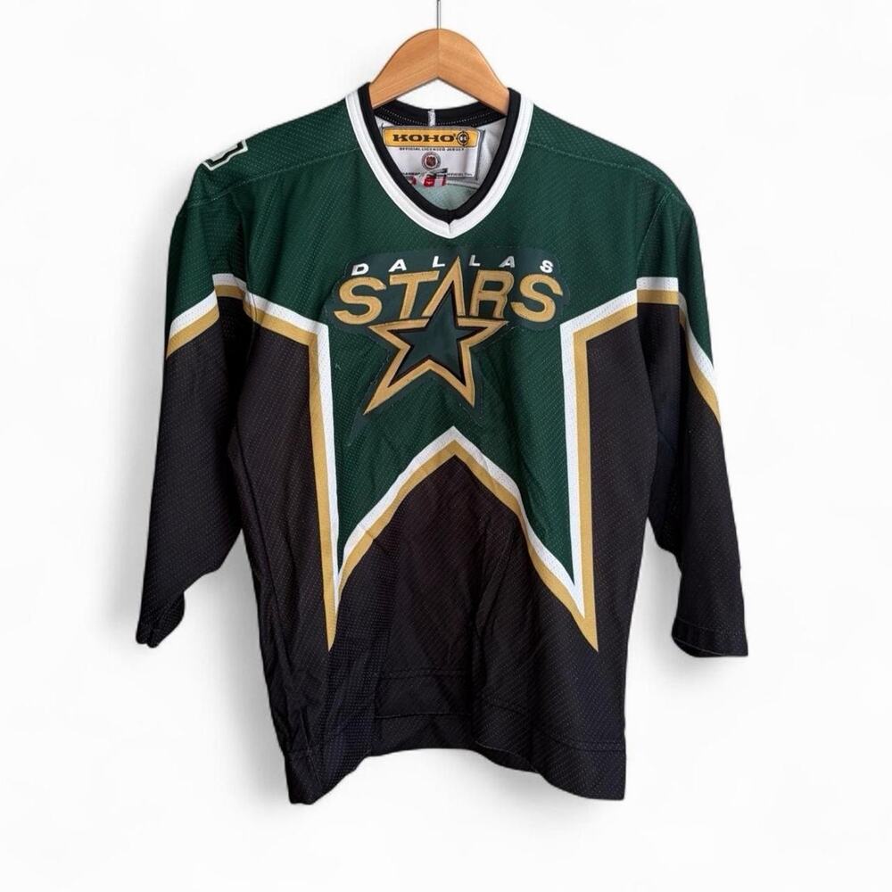 Dallas Stars NHL KOHO Hockey Youth L Retro Embroidered Sportswear Jersey